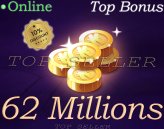 62 000 000 Kamas + Top bonus . [ Draconiros . Top Seller]