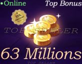 63 000 000 Kamas + Top bonus . [Hellmina . Top Seller]