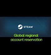 Steam global region, fresh account, full access to email, change everything, 100% secure