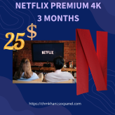 NETFLIX PREMIUM 4K 3 MONTHS 