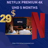 NETFLIX PREMIUM 4K UHD 5 MONTHS