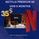 NETFLIX PREMIUM 4K UHD 6 MONTHS