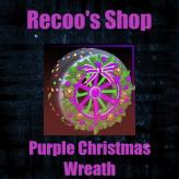 Christmas Wreath I Purple