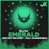 INSTANT DELIVERY / S13 SPLIT 2 EMERALD 4 %52 WR / 27 Champs 1 Skins / 13035 Blue Essence / Mail Changeable