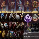 Ultra Stacked Apex Account / All Heirlooms / 20 Bomb & 4K on Every Legend / Most Skins Unlocked (874 Legendries) / Level 810 / Master Badge