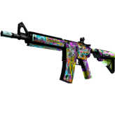 M4A4 | In Living Color (Minimal Wear)