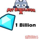 1 Billion Gems Pet Simulator X - Roblox PSX