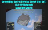 Unyielding Secret Service Sneak [Full SeT] [5/5 AP][Jetpack][Account Share]