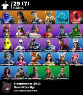FA / 29 Skins / PC / Fusion, Midas, Magnus, Deadpool, Skye