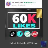 60K (60000) TikTok Likes - Boost Your TikTok Presence with Real and Guaranteed TikTok Likes - Tiktok Growth Services : 60000 TIKTOK LIKES