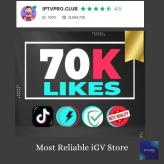 70K (70000) TikTok Likes - Boost Your TikTok Presence with Real and Guaranteed TikTok Likes - Tiktok Growth Services : 70000 TIKTOK LIKES