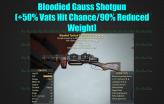 Bloodied Gauss Shotgun (+50% Vats Hit Chance/90% Reduced Weight)[No NEED Account Share]