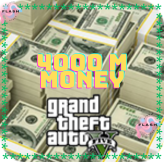 GTA V 4000Million Money  gta v gta 5 Grand Theft Auto V GTA 5 Money - PC For pc || also i sell for Xbox-ps5-4 just contact me i will send link