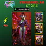 Duchess Lilitu, Kymar, Genzin, Vlad + 11 Login Legendaries / 35k energy