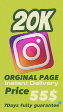 20k Follower Instagram Account / handmade and 100% secure with 48H Replacement Rule