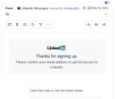 Linkedin Italian account +Email access + fast delivery