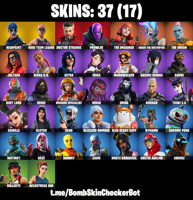 (PSN/XBOX/PC)37 skin/OG STW/Mission Specialist/Take The L/Haze/Rollie