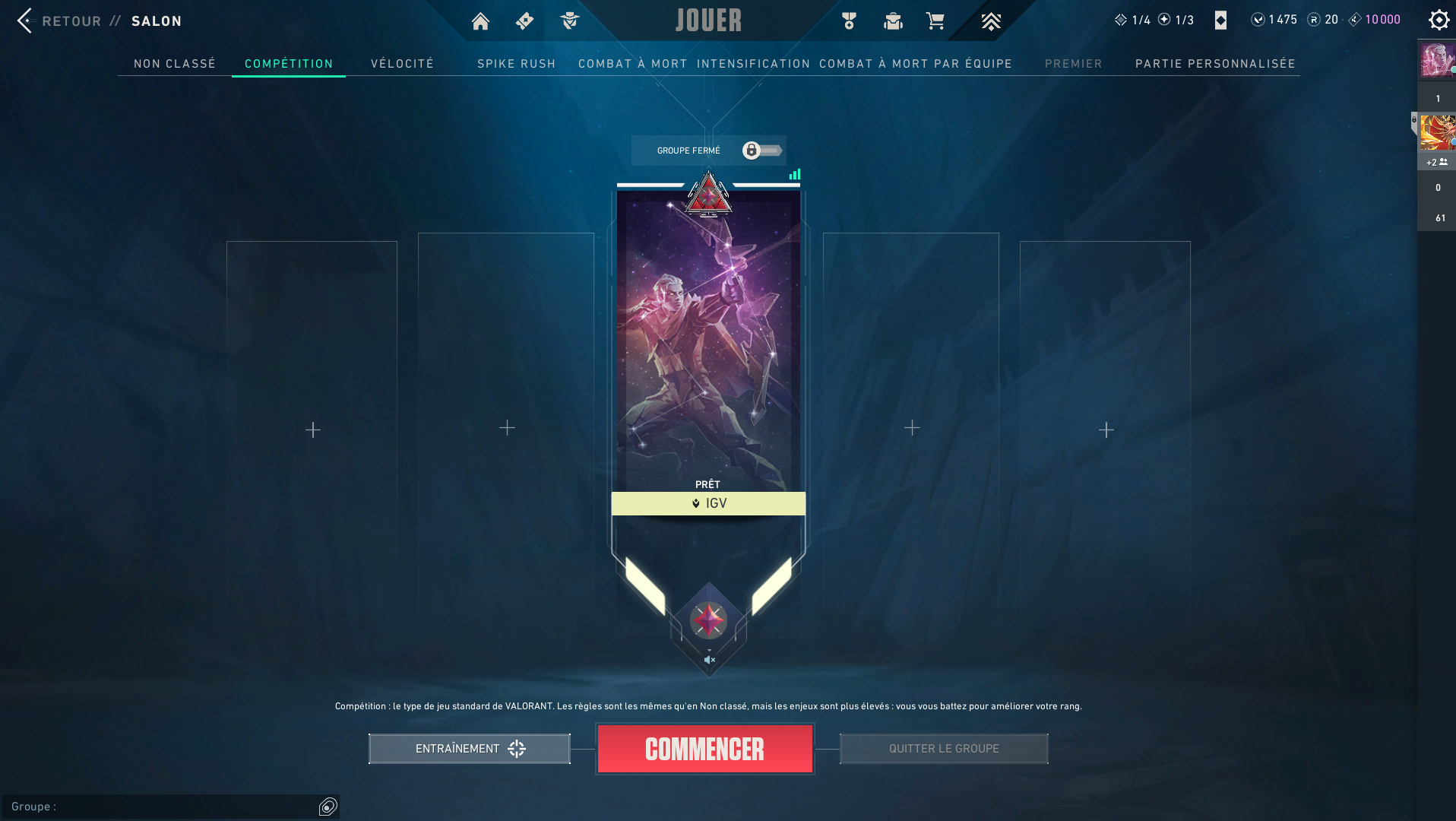 Compte Valorant Immortal À VENDRE! - FR