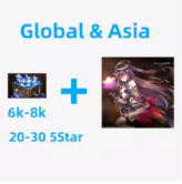 [Global/Asia]Android, 6000-8000 Diamonds. Luluca + 20-30 5star