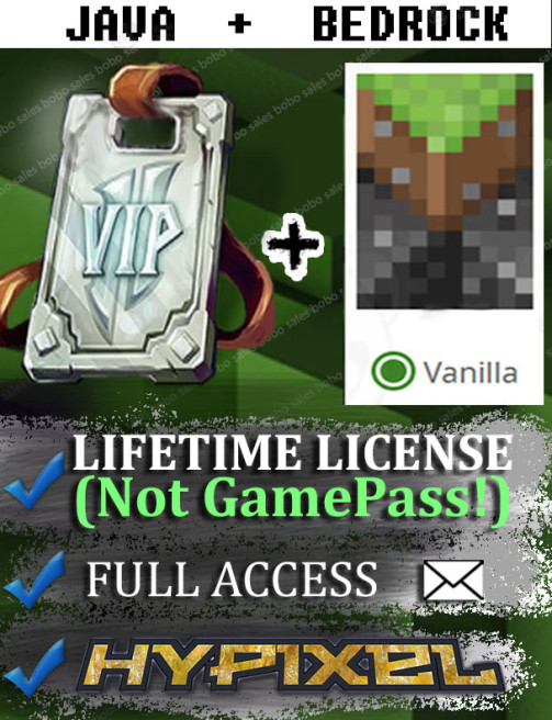 (Vanilla Cape. Hypixel VIP) Account from 16-Jan-2023. Microsoft account with mail.