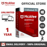 Mcafee Antivirus Full Version 2023 with Login and License Key for 1 year Unlimited Device