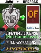 (OptiFine Cape. Hypixel VIP) Account from 24-Feb-2023. Microsoft account with mail.