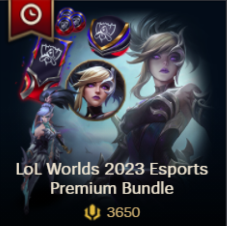 League Of Legends - Worlds 2023 Premium Pass Bundle (3650 RP) - OCE/RU