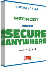 Webroot SecureAnywhere Antivirus (1Device 1 Year )