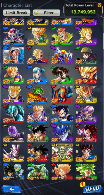 CHEAP, LOGIN BANDAI NAMCO ID ACCOUNT . ANDROID+IOS, UGB 10 stars , LF kuve, ui, picolo,ggt,,zamasu,cell