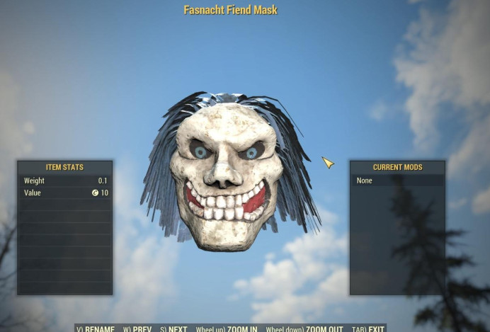 Fasnacht fiend mask