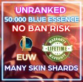 EUW EUNE Fresh Smurf LoL Acc League of Legends Unranked Unverified level  lvl 30+