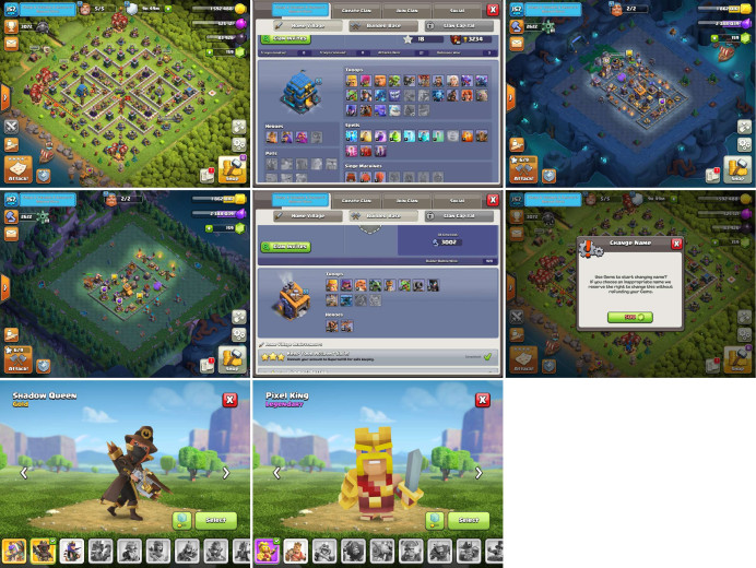 ■TH:12 (+75%) ■Heroes: K54 Q54 P20 W28 ■Skins:3 ■BH:8 ■Full Access ■Instant Delivery ■A6185