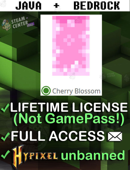 (Hypixel available) (Cherry Blossom Cape!!!) account with mail. License purchased forever