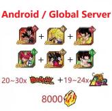 [Android] DBZ Dokkan Battle GLOBAL +8000 DS+19-24 LR