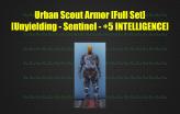 Urban Scout Armor [Full Set] [Unyielding - Sentinel - +5 INTELLIGENCE]