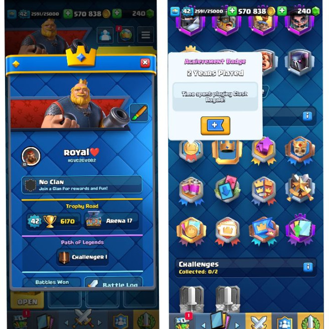 (Android/iOS) KT 14 - lvl 42 - Cards106/120 - Max Card 9 _lvl 13 card 7 /Emote 39 / skin tower  2