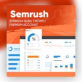 SEMRUSH GURU 30 DAYS / private account / CHEAP RATE /instant delivery/ top rated seller