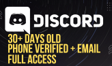 Discord Account - 30+ Days Old / Phone Verified / + With Email / Clean Account / Full Access / Best Price! token ds dis