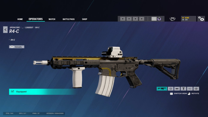 Sell r6 acount y1 all diamond , 4 gold dust , alpha skins