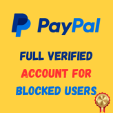 【 #PAYPAL ACCOUNT】+ Paypal Full Verified account for blocked users+【Instant Delivery】 / Passed limit ◉ +With email access Read description /