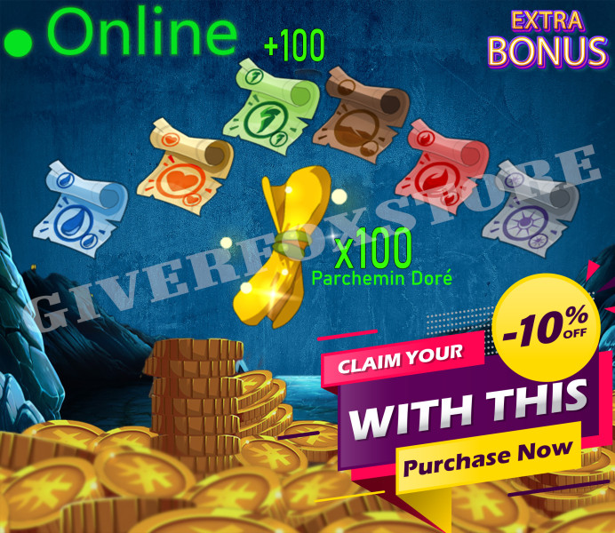 Hellmina>[ Kit Parchotage +100 tout les Elements ] + [ x100 Parchemin doree ] 