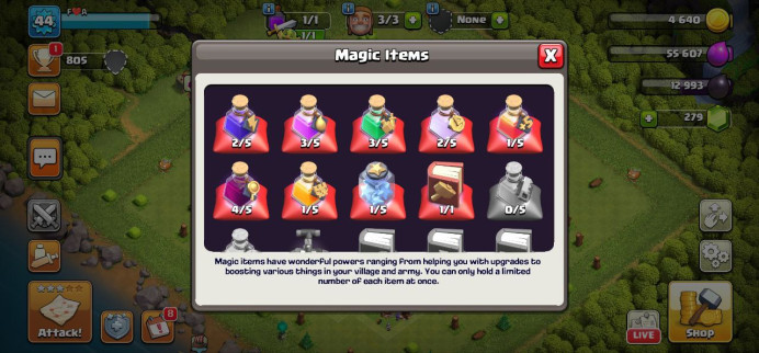 Clash of Clans (Android/iOS) SC ID- [Big Sale] TH 8 - Level 44- Heroes(8/0/0/0) - Build 5 - Cheapest price