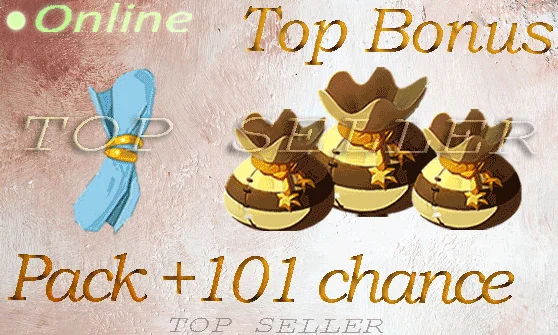 Pack Parchotage +101 chance + Top bonus - livraison 5 minutes