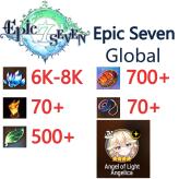 [initial account][Global/Asia] IOS&Android, 6000-8000 SkyStone. Angel Of Light Angelica+ 20-30 5star