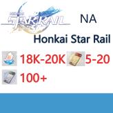 250+ Draws!  【18000+ Stellar Jade & 100+ Star Rail Passes】 - [NA Server]
