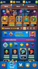 RUSH ROYALE ACC | 2734% CRIT | MAX INQUIS | 64/65 CARDS | 10/13 HEROES | LEGENDARY EQUIP 