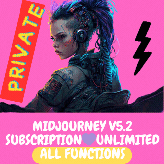 MIDJOURNEY V5.2 SUBSCRIPTION 1 MONTH ( PRIVATE )-UNLIMITED ALL FUNCTIONS-FAST DELIVERY PREMIUM QUALITY MIDJOURNEY MIDJOURNEYMIDJOURNEYMIDJOURNEY