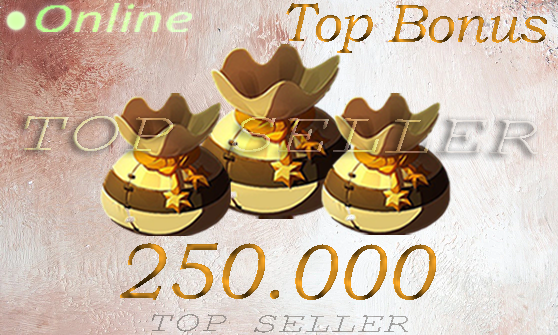 250.000 Kamas + Top Bonus - Delivery time ==> 5 minutes . [ Top Seller ]