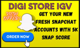 Account snapchat With 5k (5000) Snap Score
