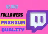 Twitch 10.000 followers PREMIUM QUALITY - guaranted 100%- Fast delivery Twitch  Twitch  Twitch  Twitch  Twitch  followers followers followers